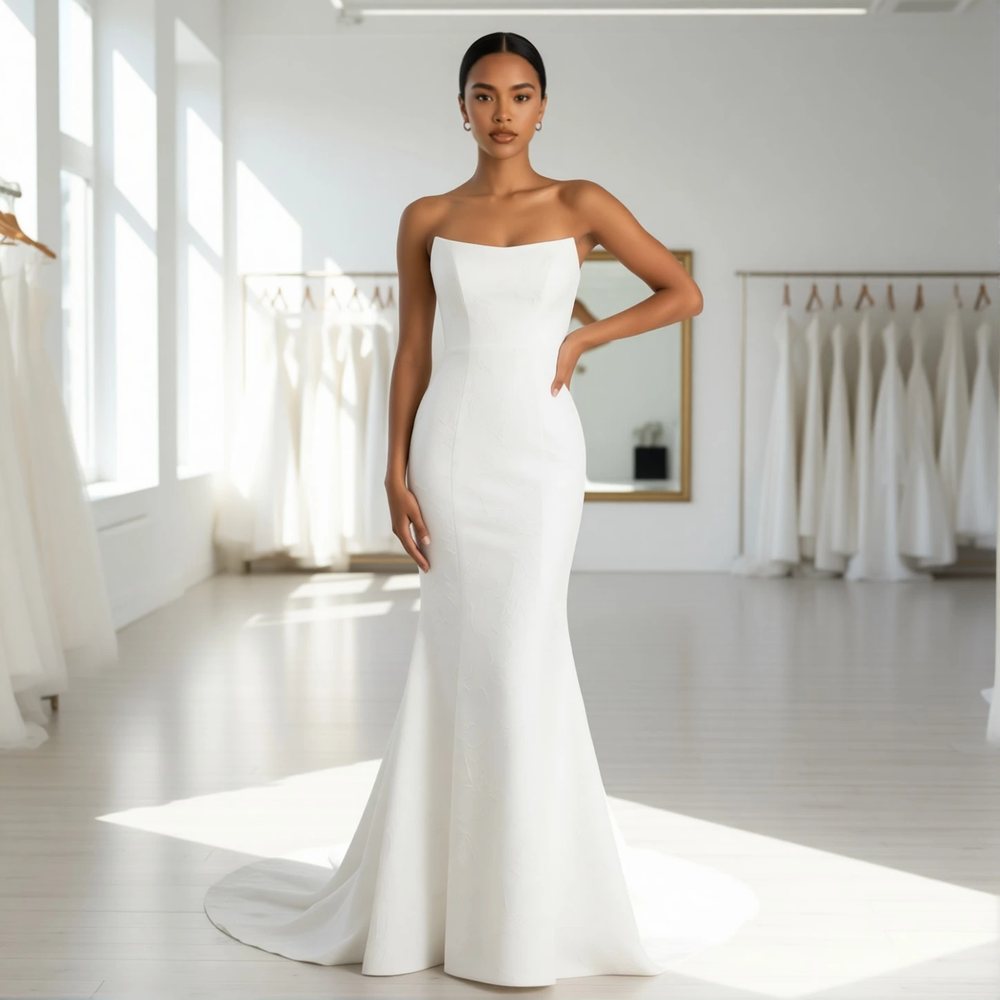 클래식 레이스 머메이드 · 스위트하트 넥